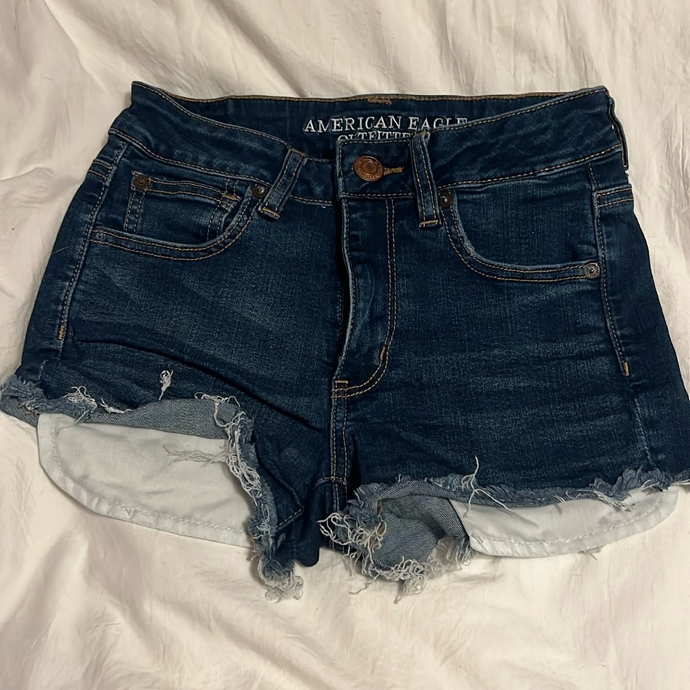High waisted super stretch, American Eagle shorts